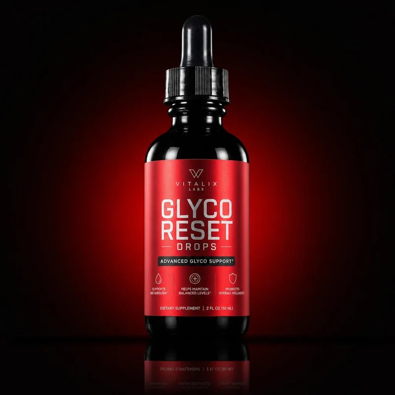 GlycoReset Drops bottle, 2 fl oz sublingual formula