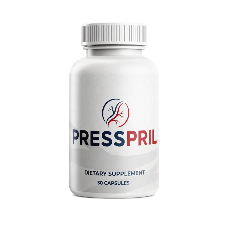 PressPril bottle, 30-capsule dietary supplement